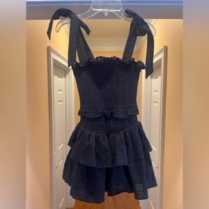 Katie J NYC Girls Tween Emerson Black Dress Size L